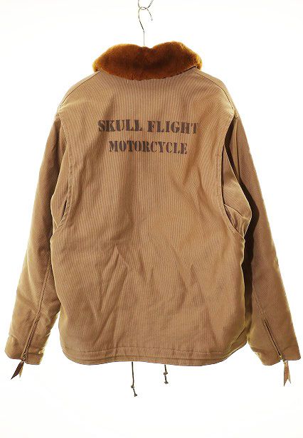 スカルフライト SKULL FLIGHT RIDERS N-1 STENCIL B-15C サイズ 42