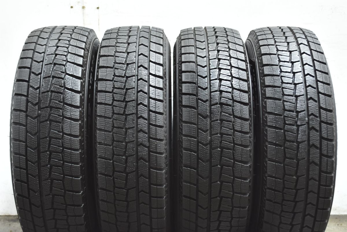 バリ溝 美品】ZACK 14in 5.5J +40 PCD100 ダンロップ ウィンター