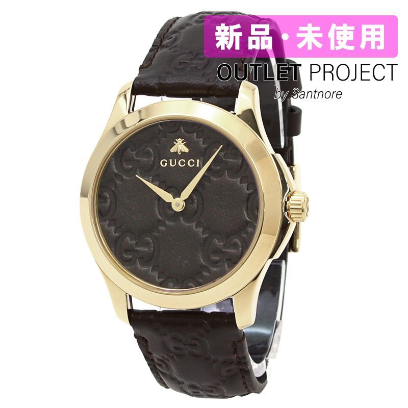 訳あり】 ベゼル・ケースにキズあり グッチ GUCCI Gタイムレス G