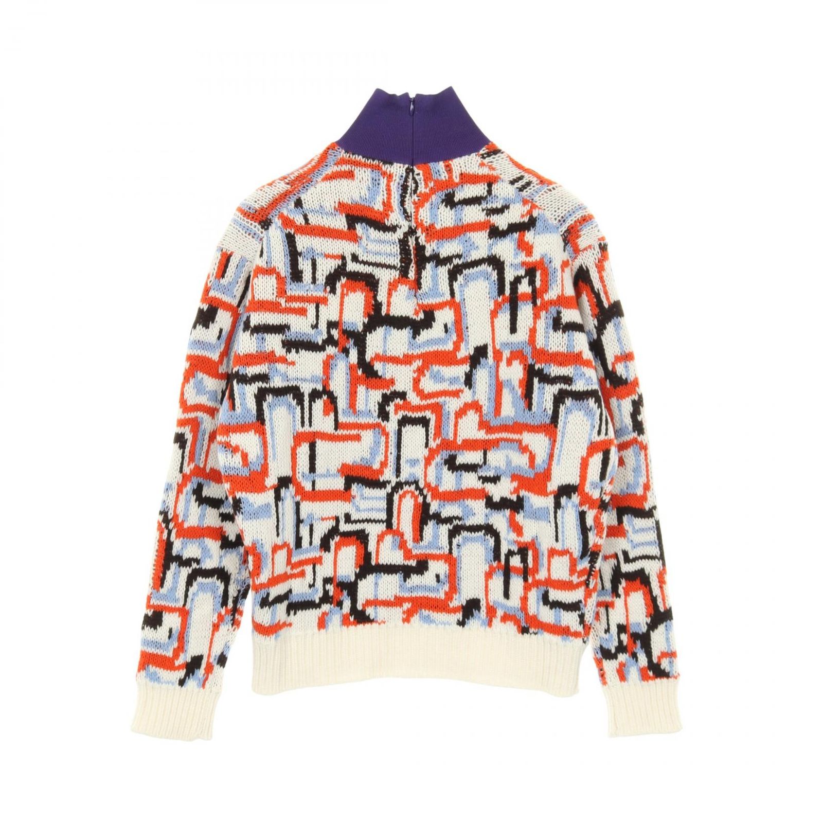 プラダ PRADA ニット geometric motif P26474 マルチ ウール カシミヤ