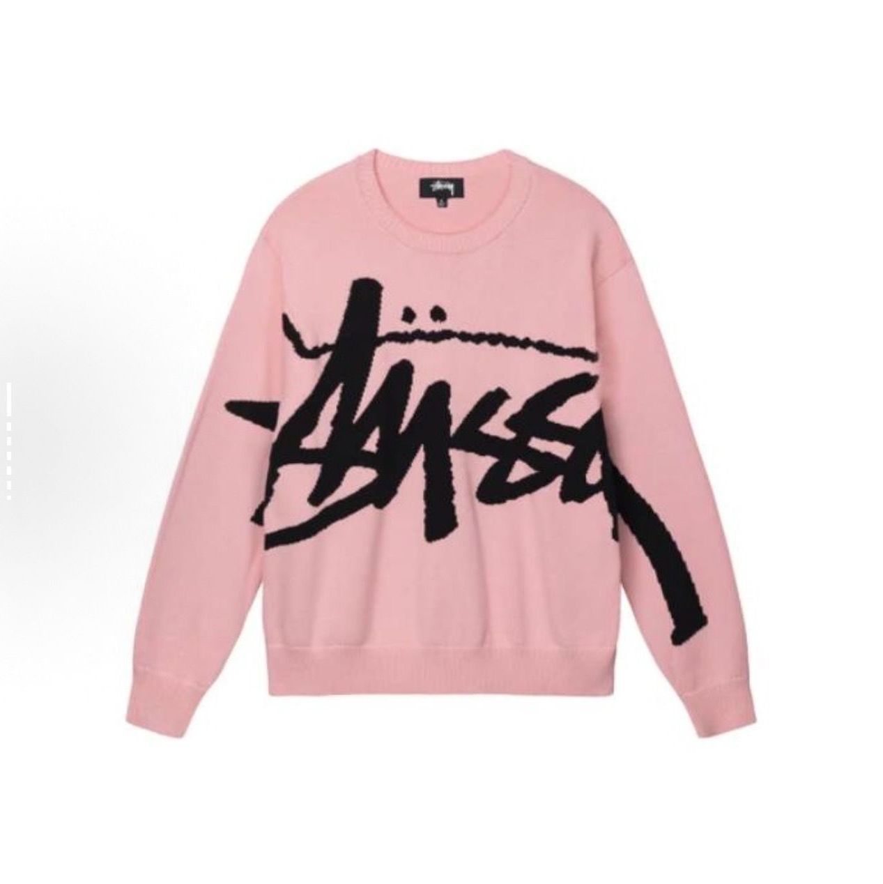 全品未使用 Stussy 2022クラシックモデルウールセーター 大きなロゴ