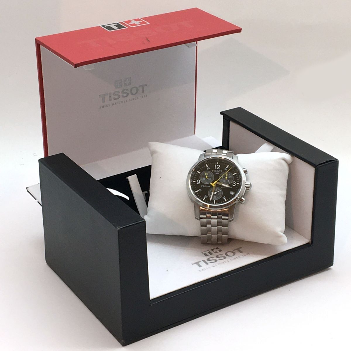 TISSOT ティソ 腕時計 PRC 200 39MM Stainless Steel Watch クロノ 