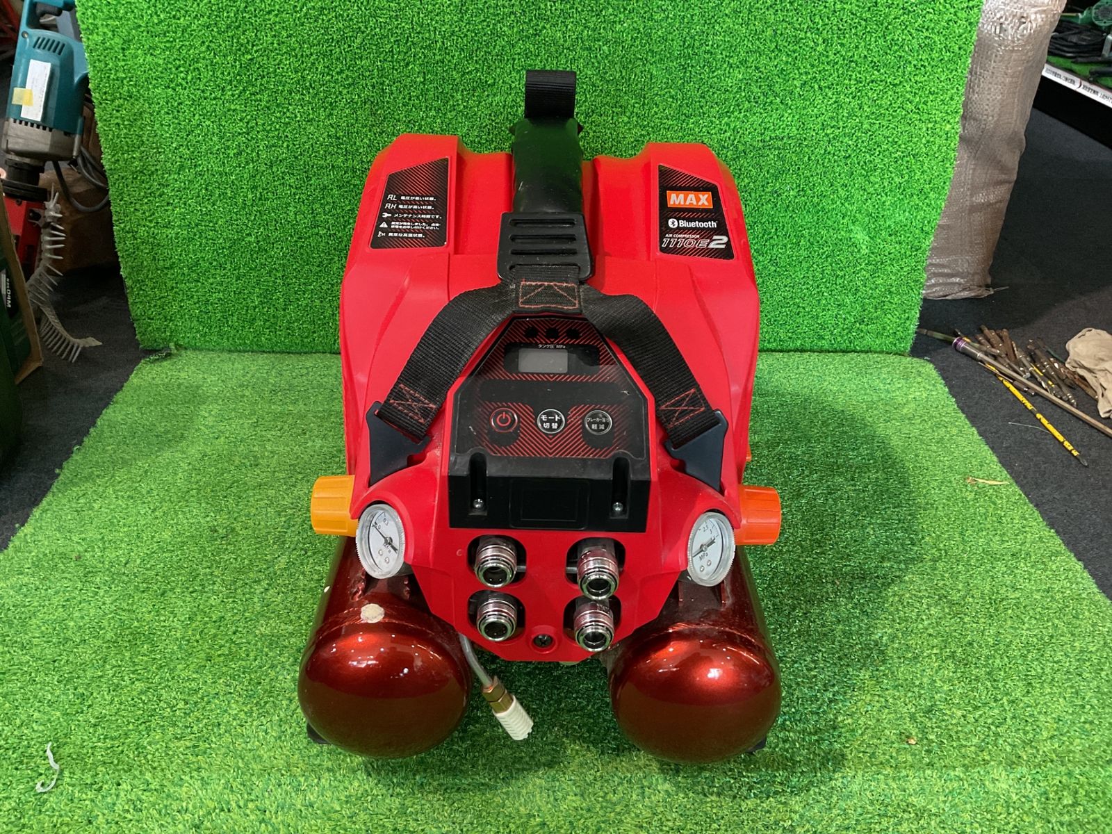 MAX AK- エアーコンプレッサー 満タンまで約4分 サ-252