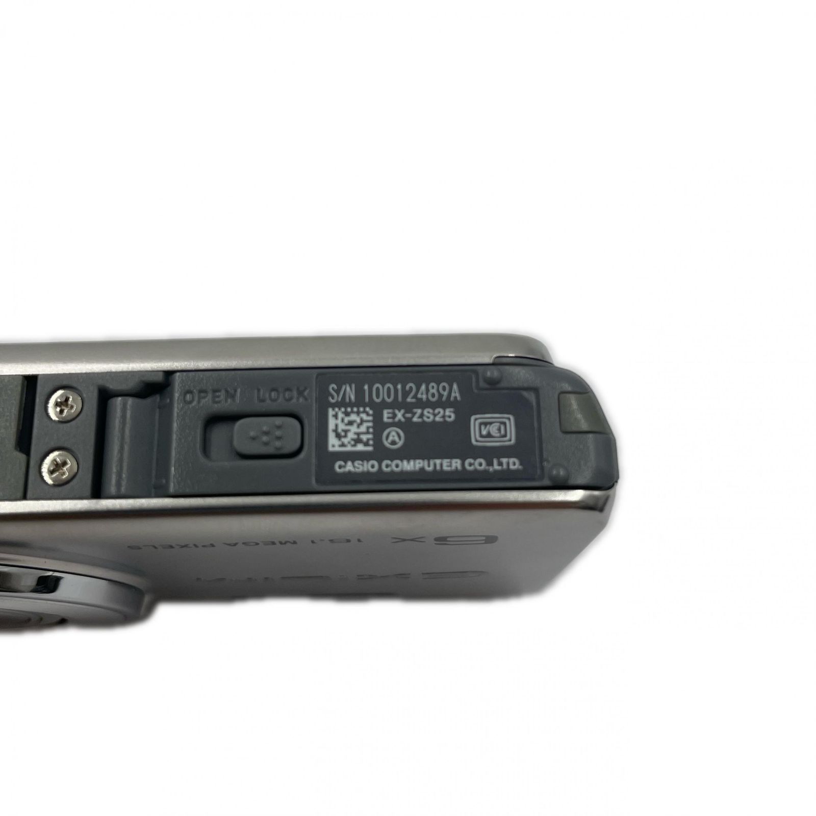 返品保証】 カシオ Casio Exilim EX-ZS25 6x バッテリー付き 