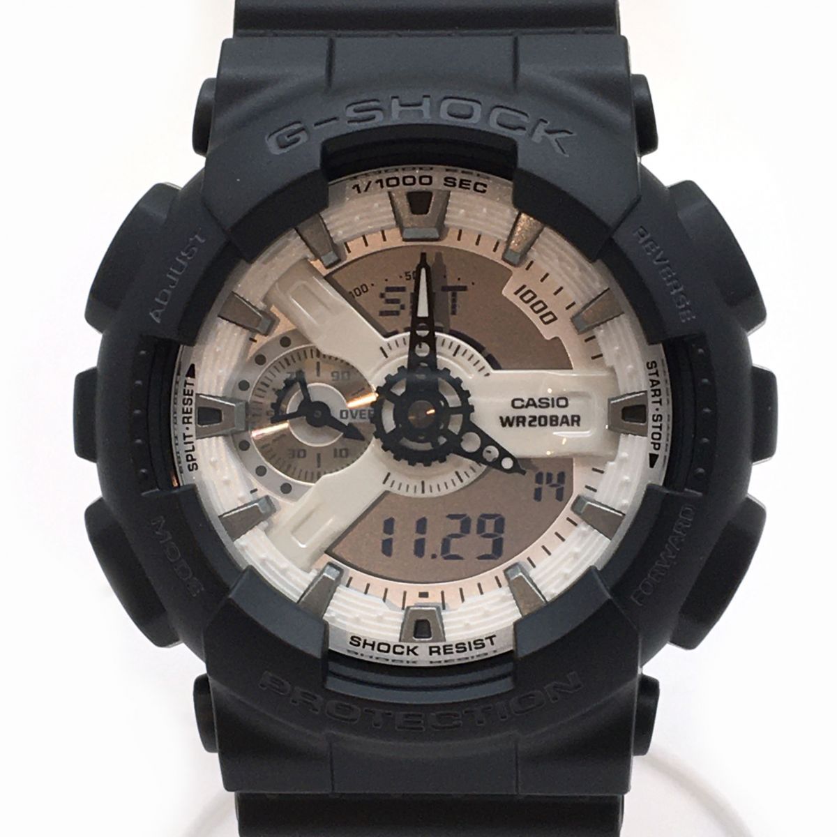 G-SHOCK 110SERIES GA-110WD-1AJF ブラック(ホワイト文字盤) 【津山店】