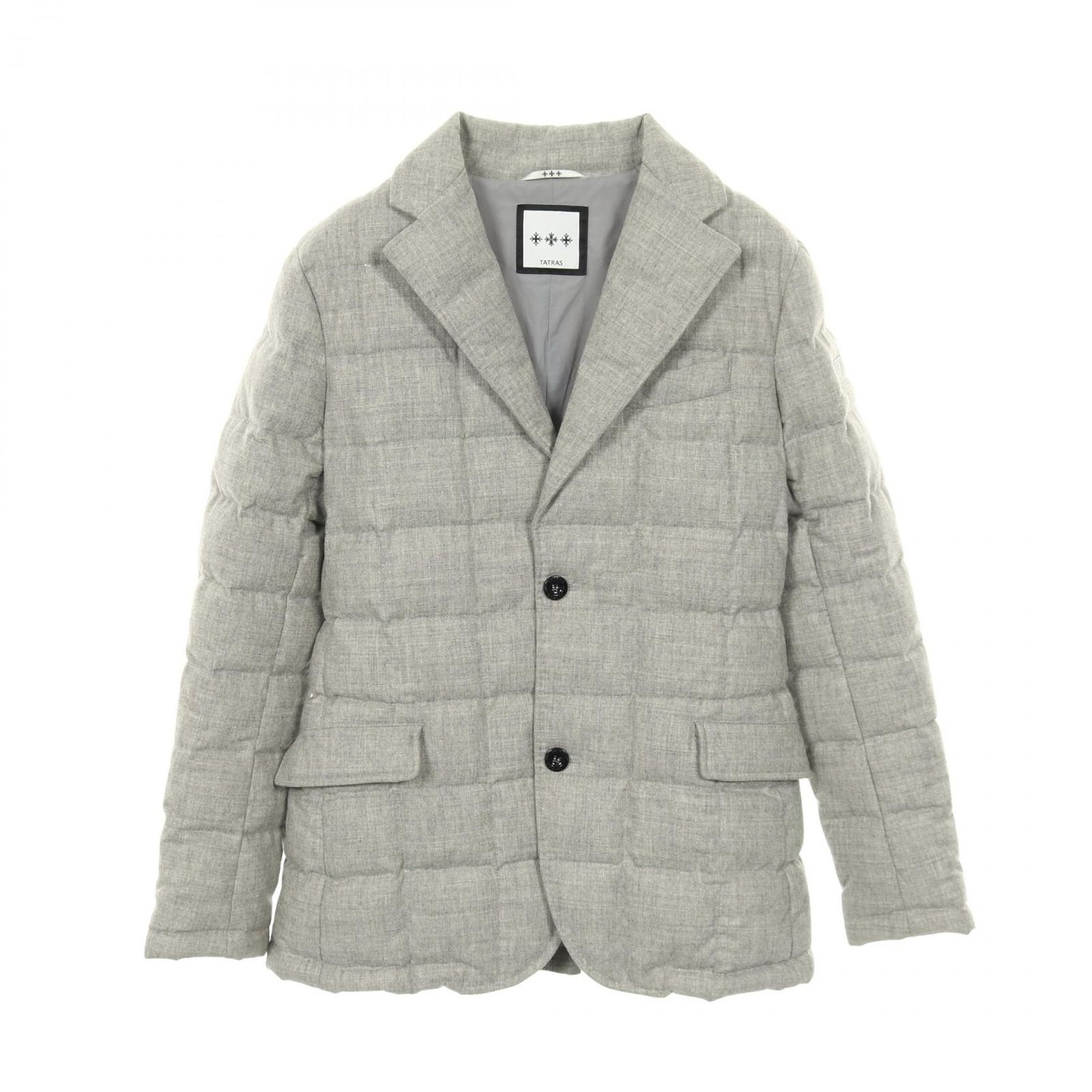 タトラス キルティング ダウンジャケット カシミヤ MTA14A4249 L相当 タトラス TATRAS ダウンジャケット AUSTER MTA14A4249 グレー ウール