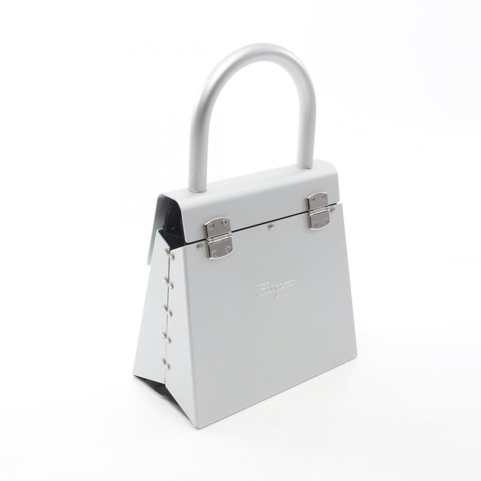 美品☆フェラガモミニ 2wayハンドバッグショルダーバッグガンチーニ