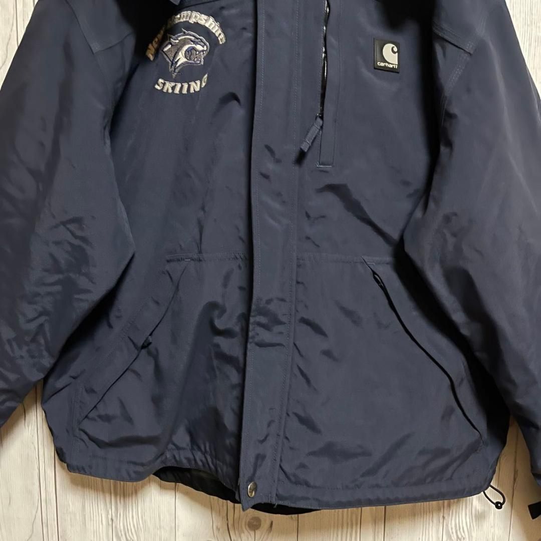Carhartt カーハート ナイロンジャケット メンズLサイズ 紺 ネイビー