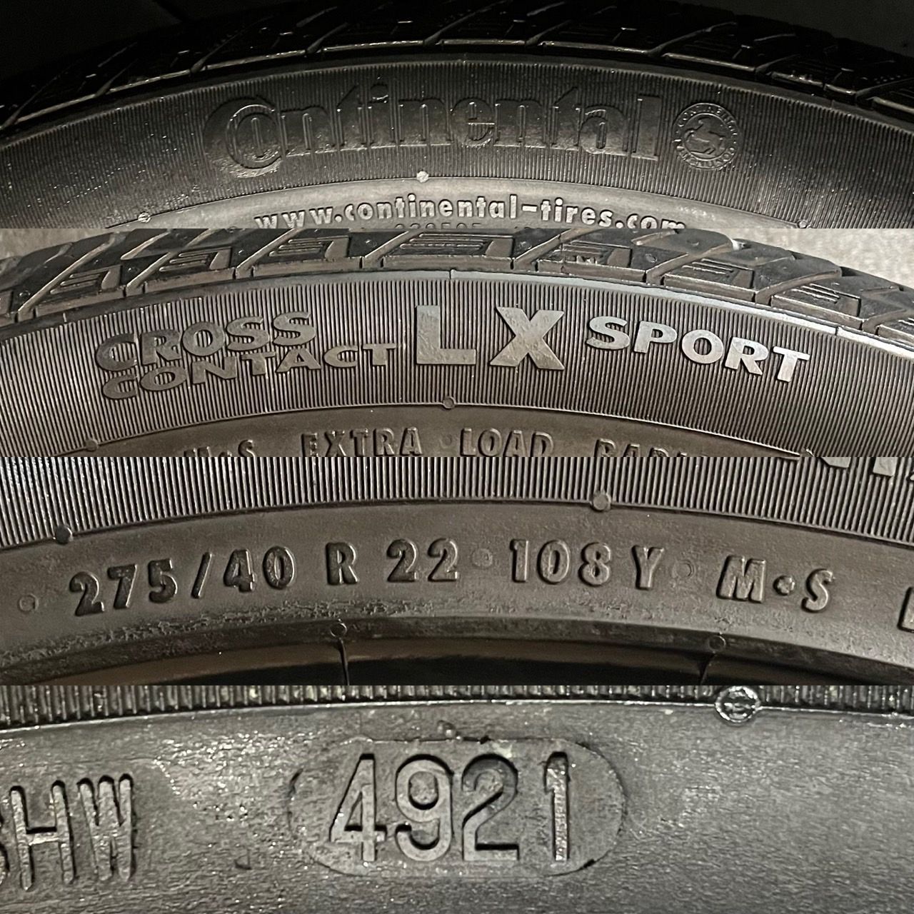 2021年製 約8～8.5分山 コンチネンタル Continental クロスコンタクト