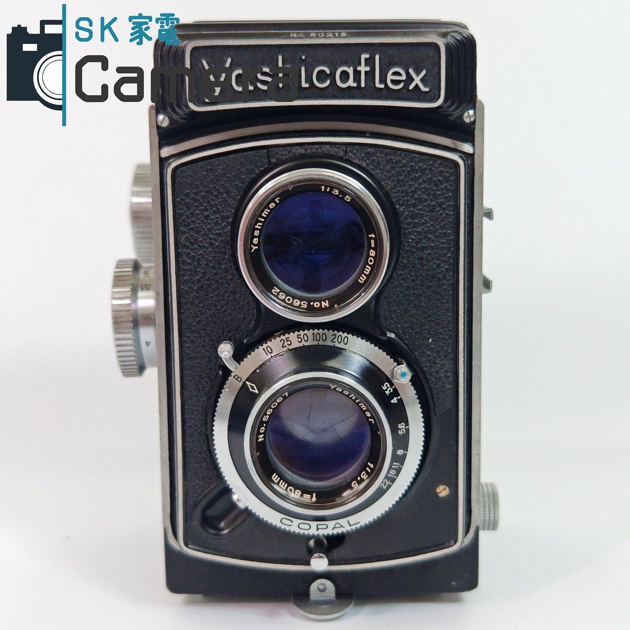 ☆ヤシカ YASHICA YASHICAFLEX 80mm F3.5 動作確認 中古】 YashicaFlex Yashimar 80mm F3.5 ヤシカフレックス