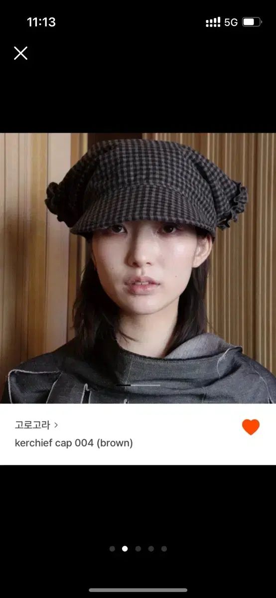 ゴーロゴーラ kerchief cap 004 brown