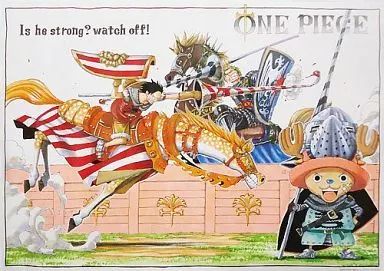 中古】ポスター(アニメ) B2ポスター ルフィ＆ゾロ＆チョッパー