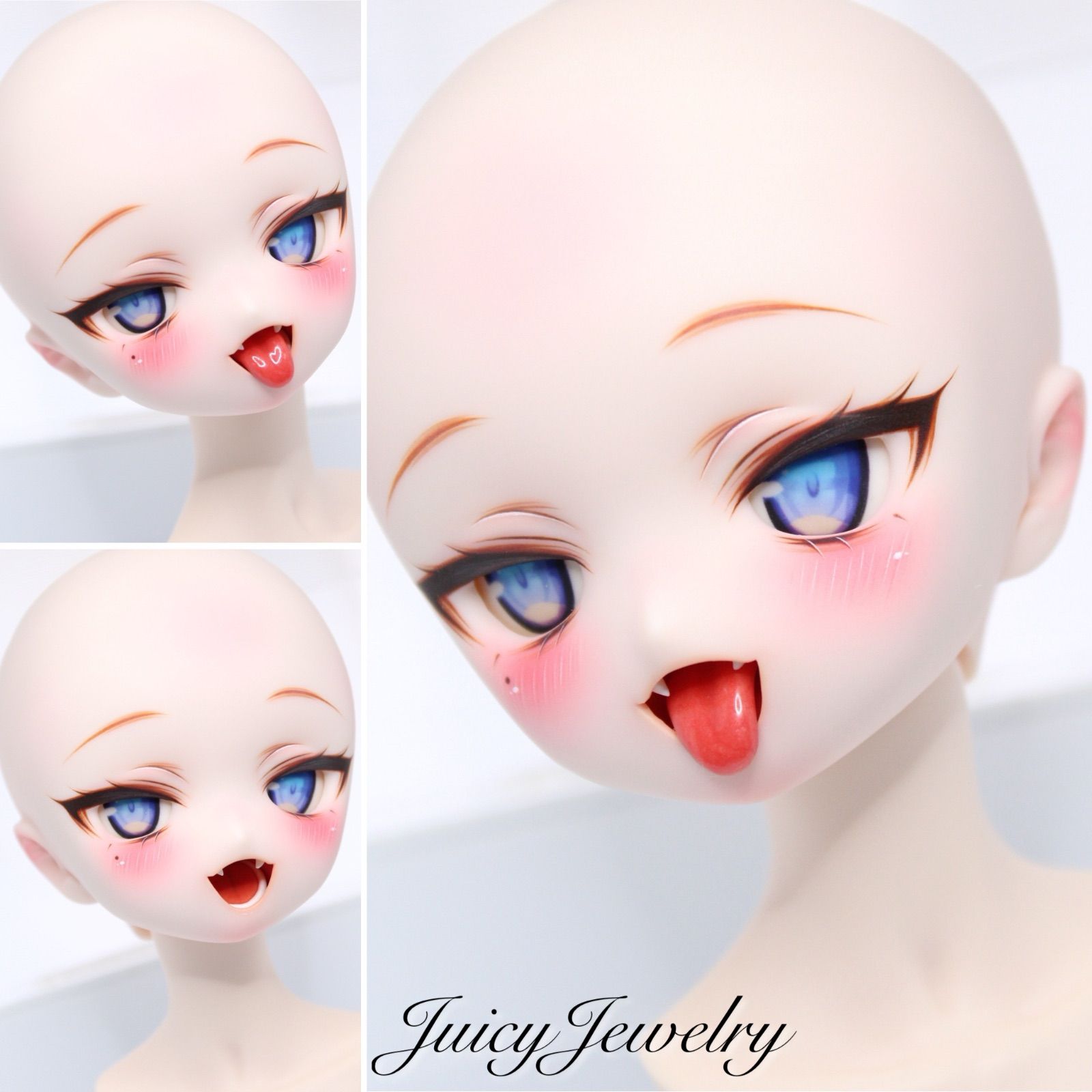 DDH-01 セミホワイト カスタムヘッド ボークス VOLKS DD MDD ドール