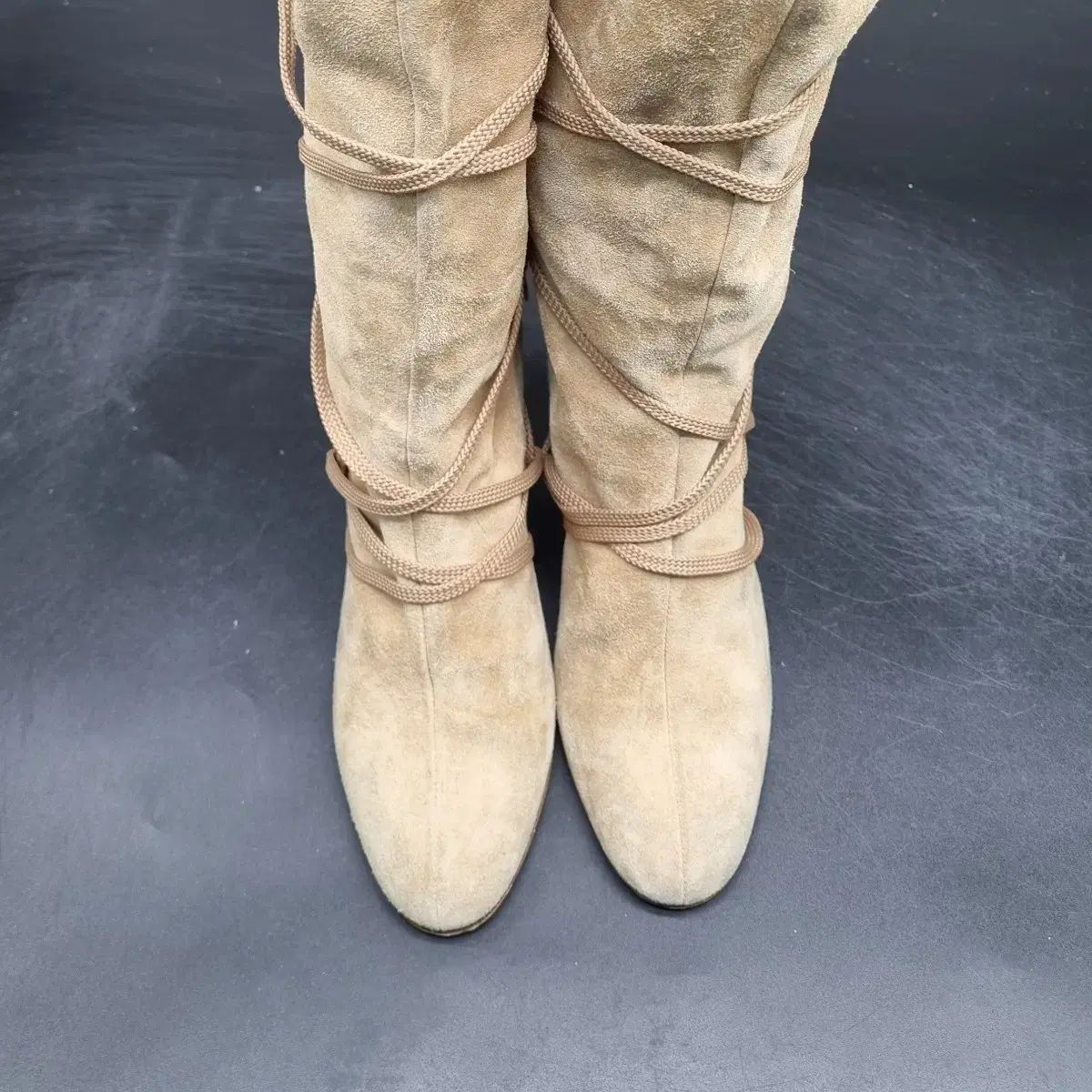 マイケルコース スウェード レディースブーツ230 ヒール9