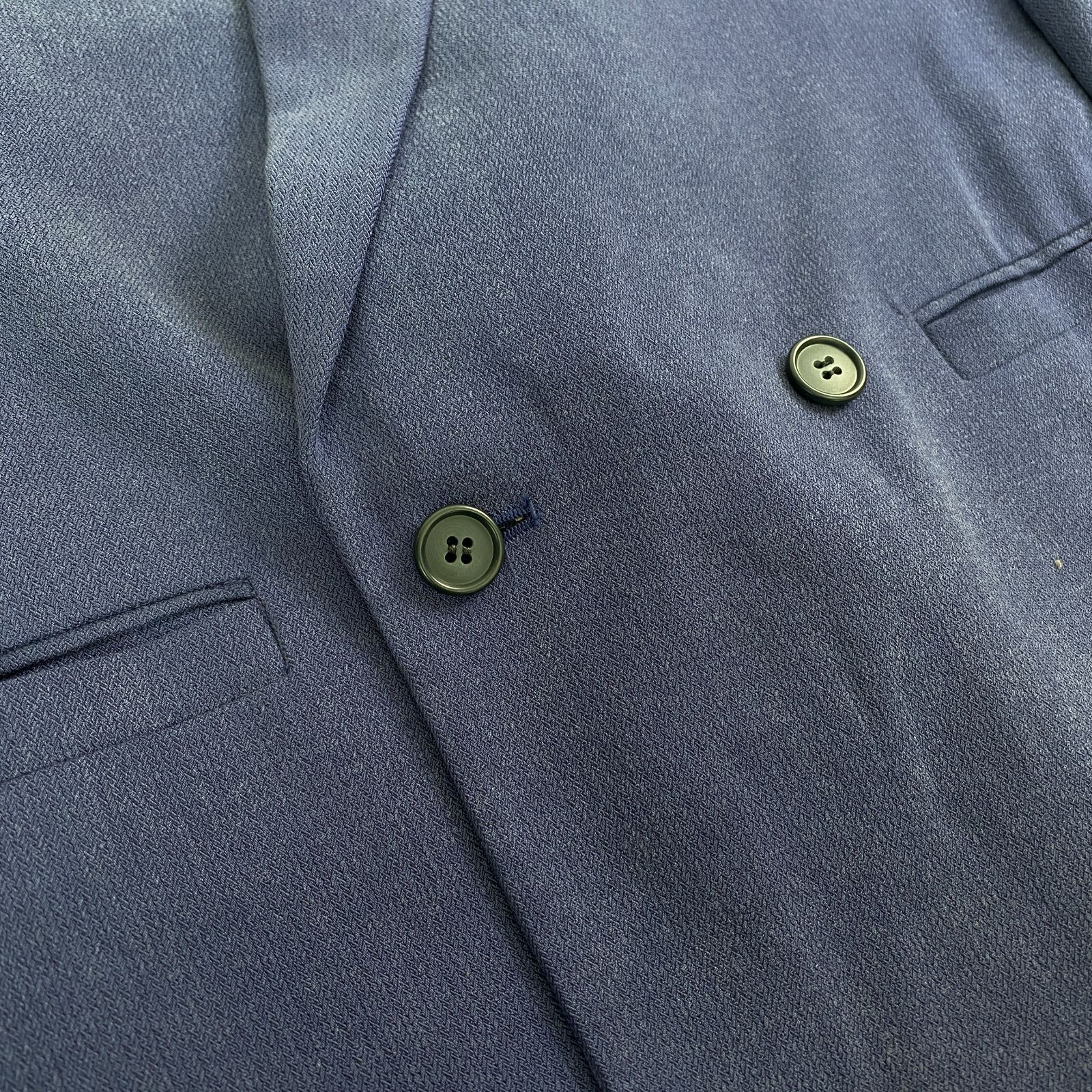 VINTAGE スーツ カジュアル 紫 パープル ダブル レトロ古着