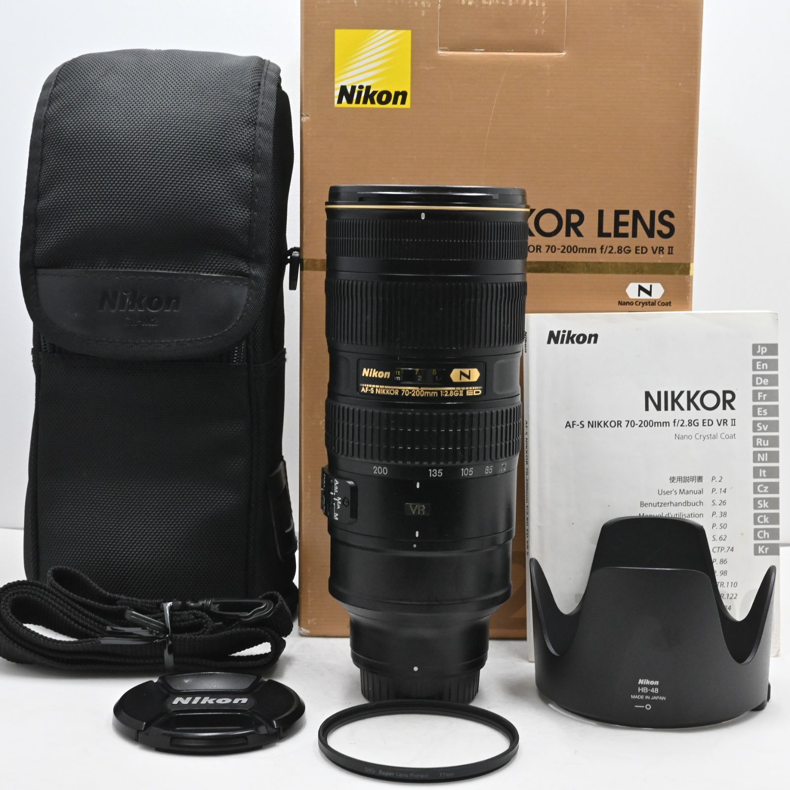 上品 Nikon 望遠ズームレンズ AF-S NIKKOR 70-200 mm f 2.8 G ED VR II