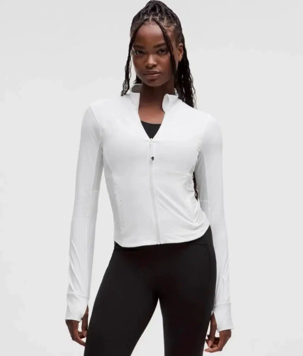 ルルレモン ライトウェイト ランニング ジャケット (ホワイト 4