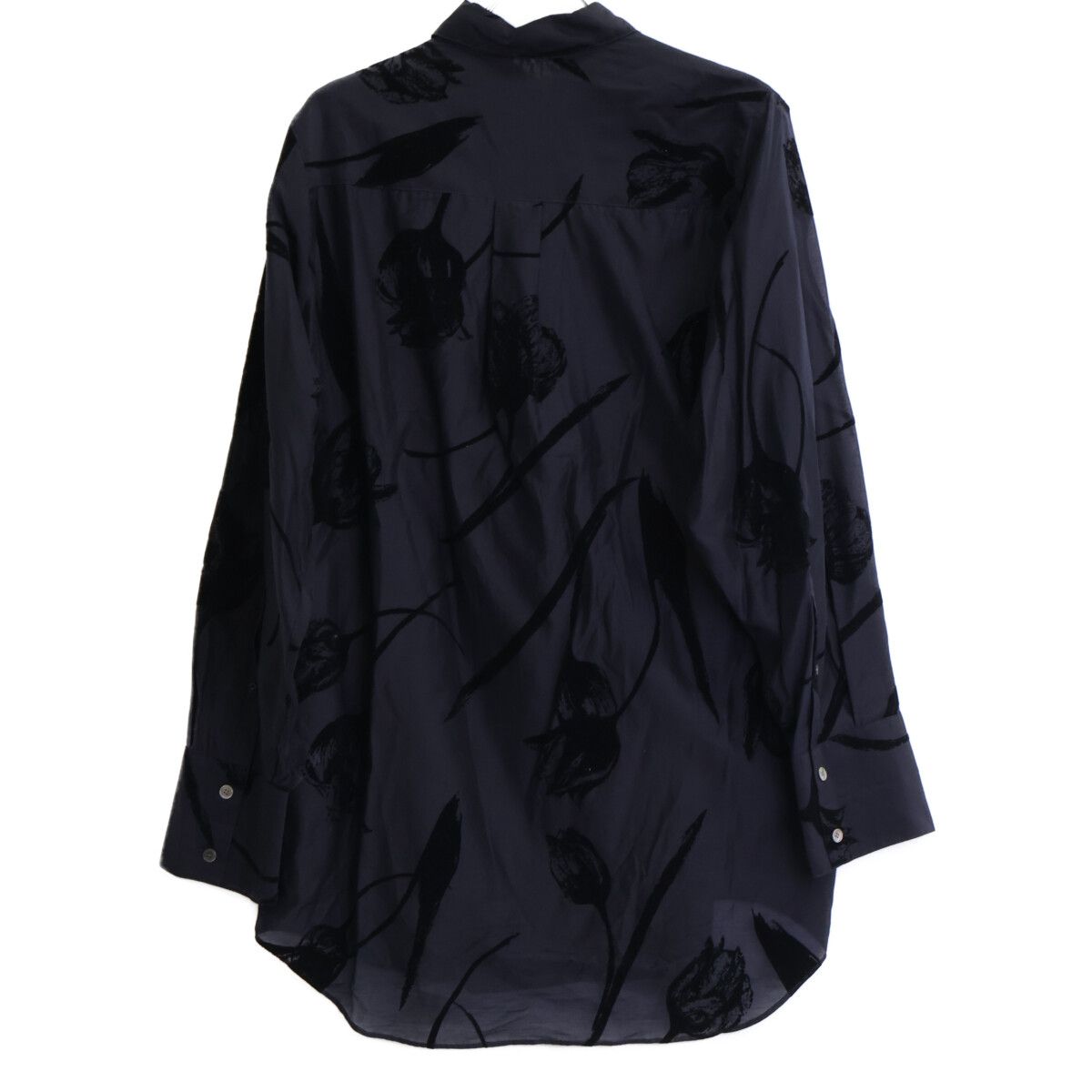 IRENE アイレネ 25SS ﾈｲﾋﾞｰ Flocky Print Shirt 36 【公式通販】
