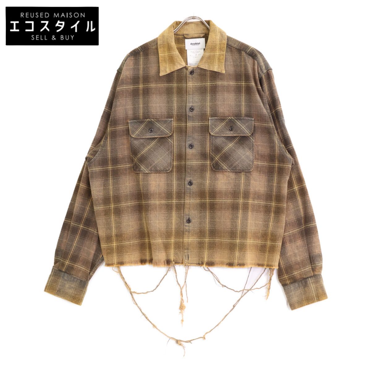 doublet ダブレット 22AW ﾌﾞﾗｳﾝ ﾗﾌﾞﾚｽ青山店3周年記念限定 ﾏｸﾞﾈｯﾄ ﾀﾞﾒｰｼﾞｼｬﾂ L