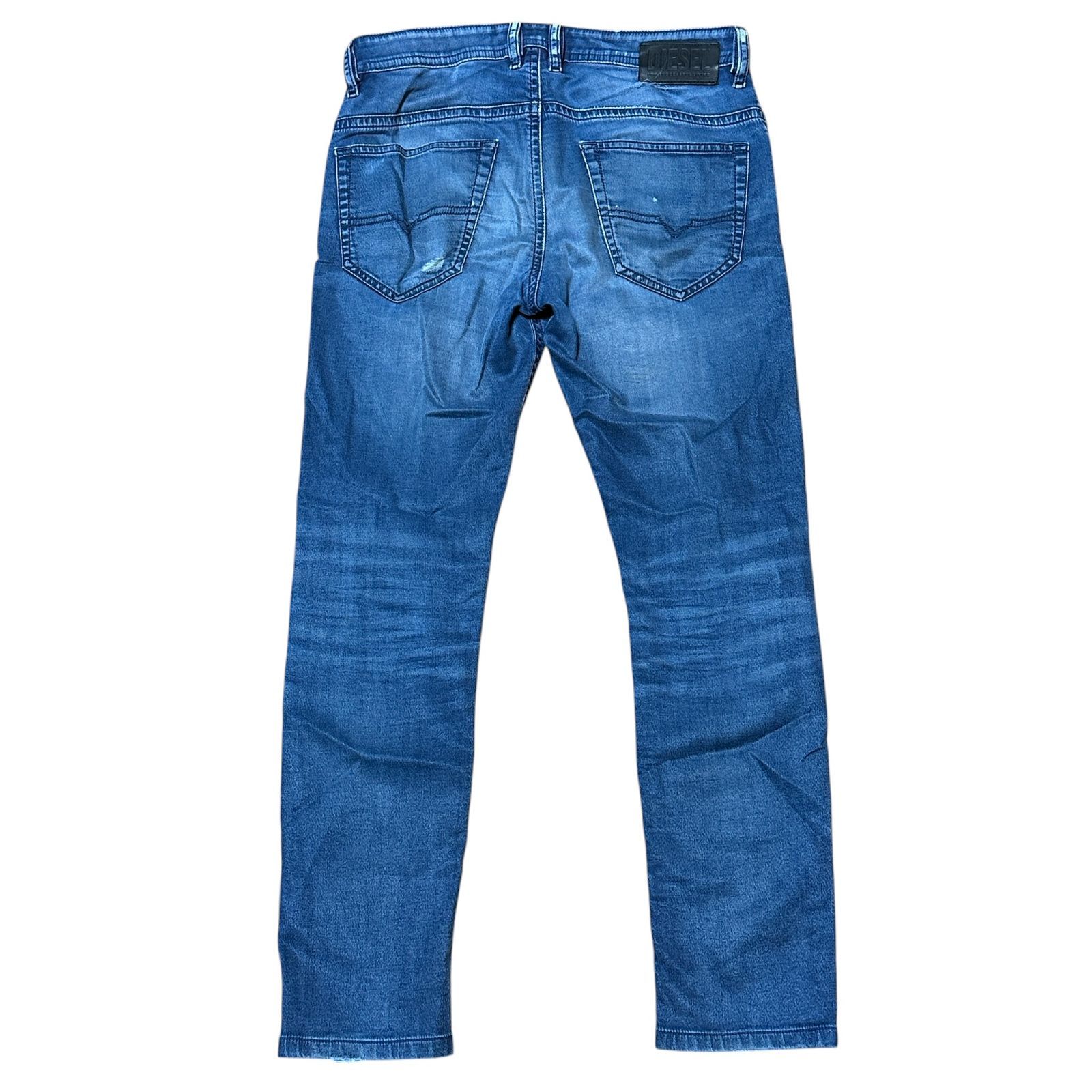 【近年●希少色】ディーゼル ジョグジーンズ THOMMER CB-NE W34 DIESEL THOMMER CB-NE 0098H クラッシュ スリム テーパード JOGG