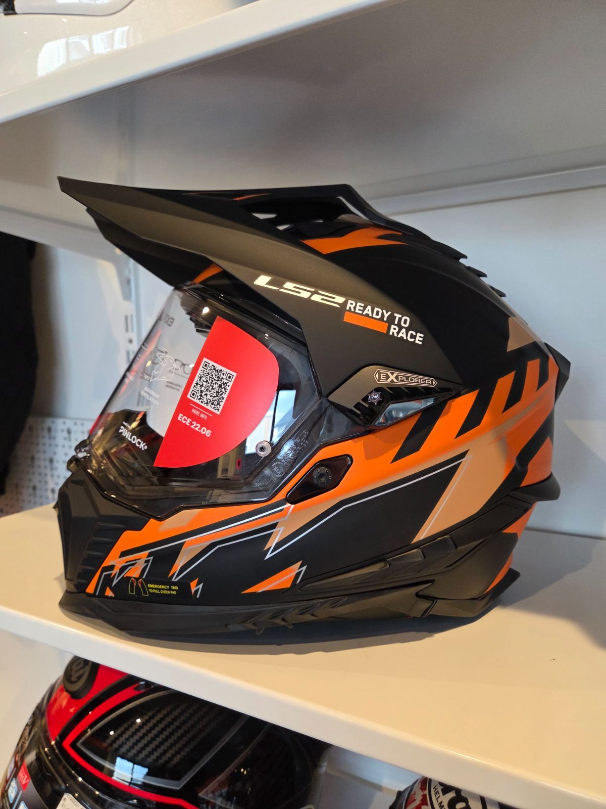 KTM HELMET ヘルメット LS 2 インナーサンシェード オフロード オンロード アドベンチャー