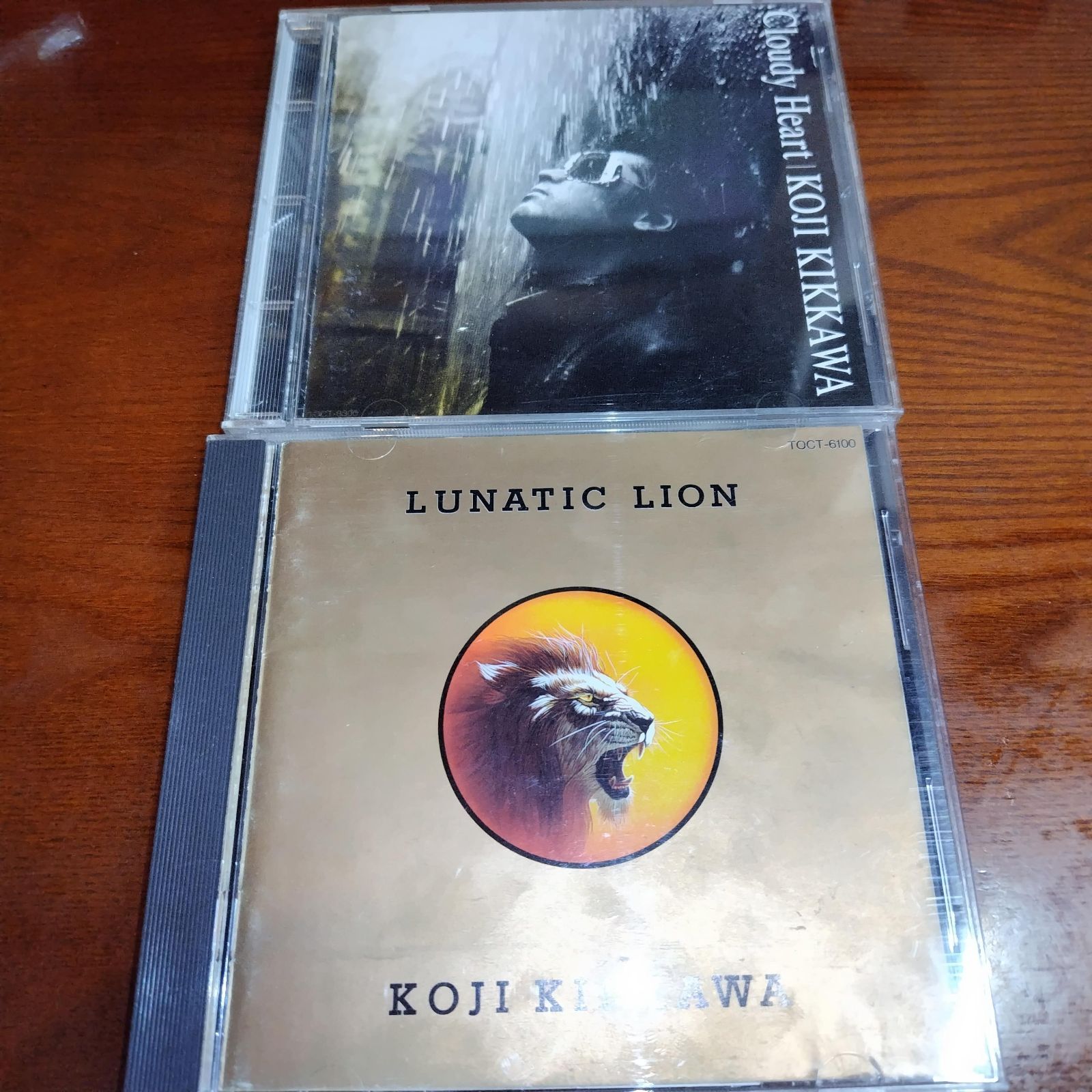 吉川晃司「CLOUDY HEART」「LUNATIC LION」中古CD 2枚セット ロック