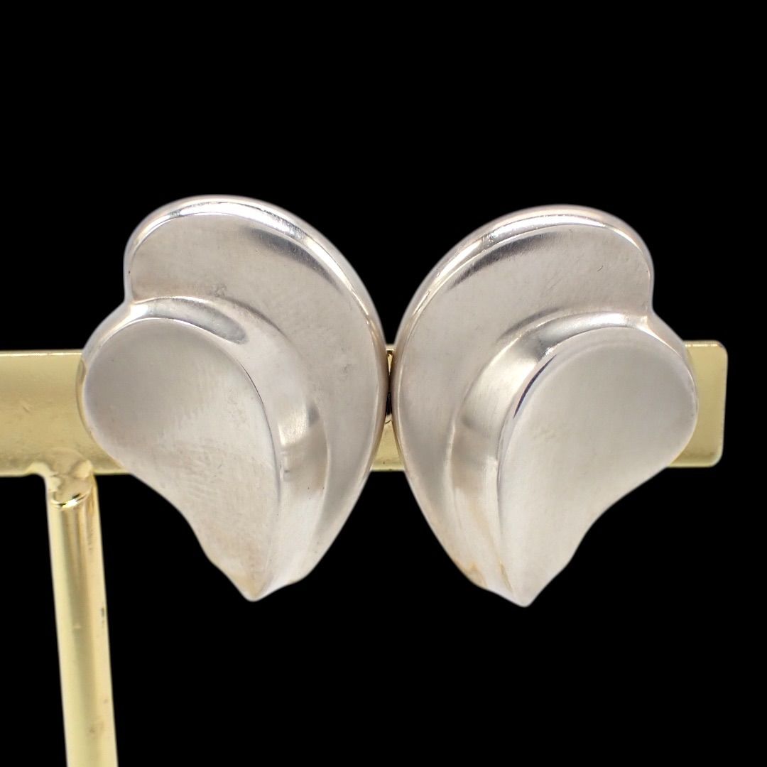 ジョージジェンセン 羽根 モチーフ イヤリング 925 シルバー 4278