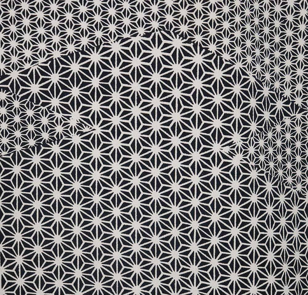  訪問着 袷 正絹 白 黒 麻の葉 松皮菱 Sサイズ ki 31354 レディース シルク ギフト セミフォーマル 30代 40代 50代 訪問着 付け下げ 着物