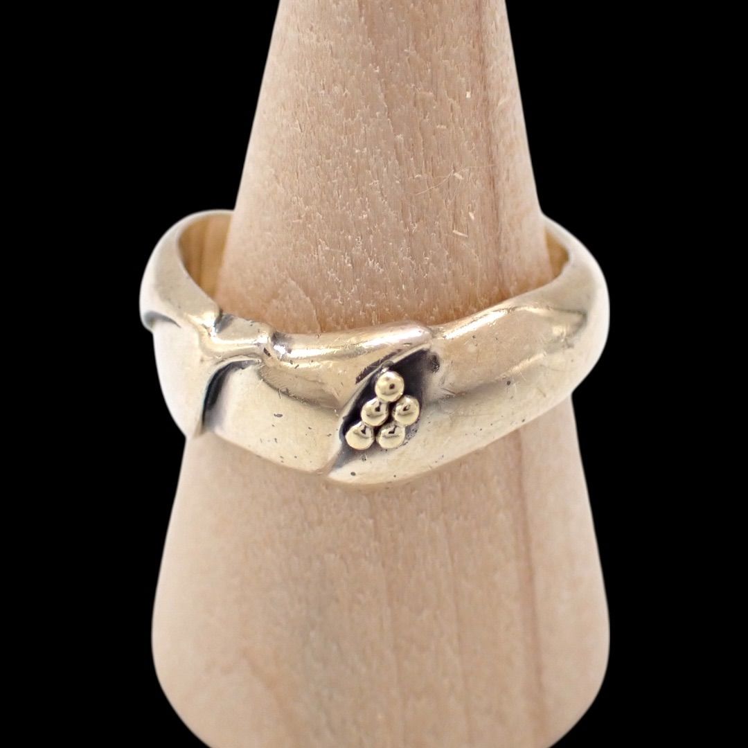 ジョージジェンセン シルバー&ゴールドリング #240B ジョージ