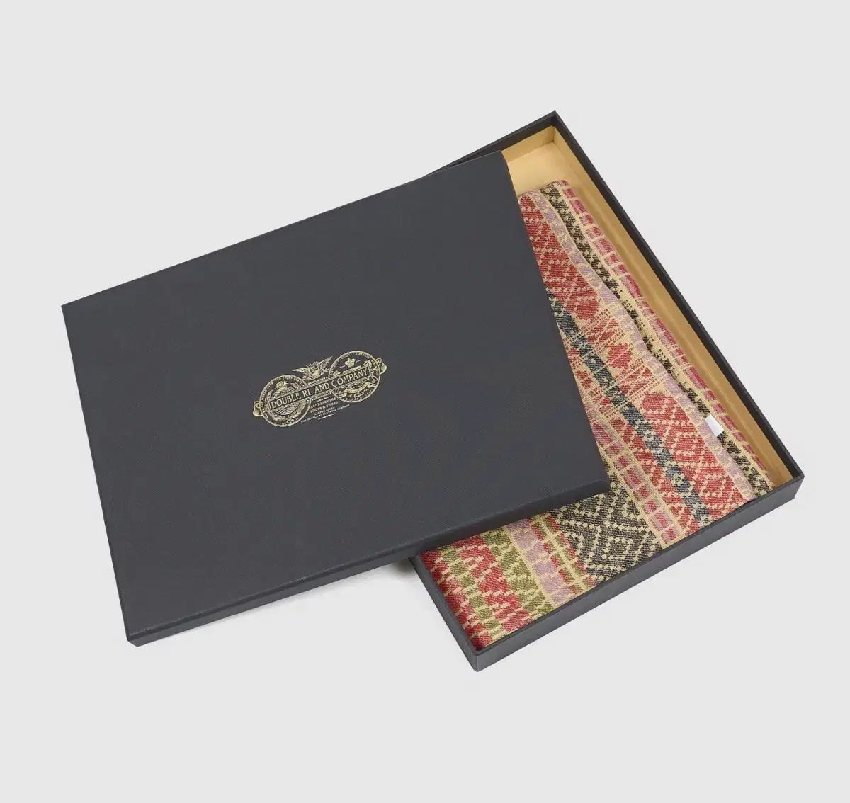 RRL(ダブルアールエル) ジャカード カシミア マフラー - メルカリ