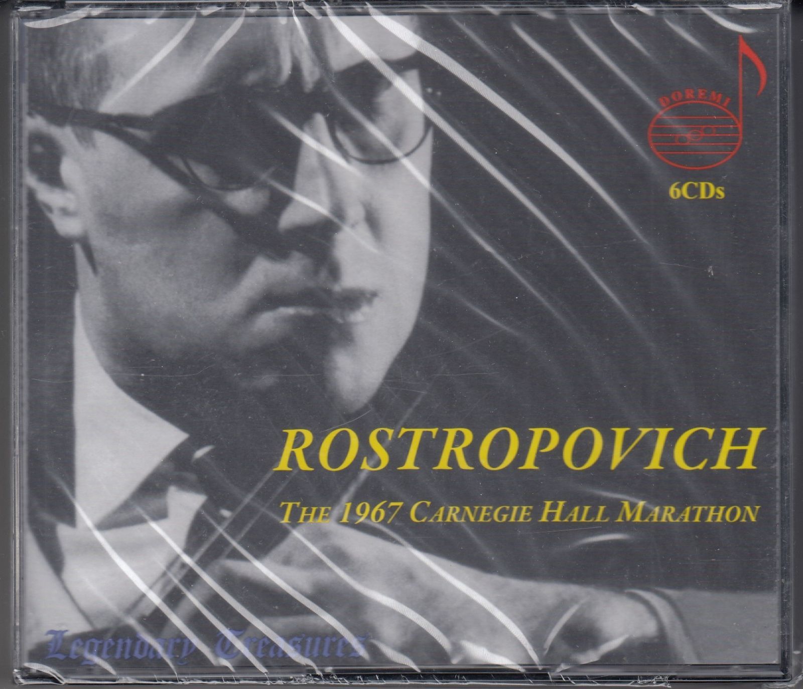 6 CD Doremi エルガー チェロ協奏曲ホ短調Op.85-ショスタコーヴィチ チェロ協奏曲第2番ト短調Op.126他 ムスティスラフ ロストロポーヴィチ vc -ゲンナジー ロジェヴェン-ロンドン交響楽団 1967.2他