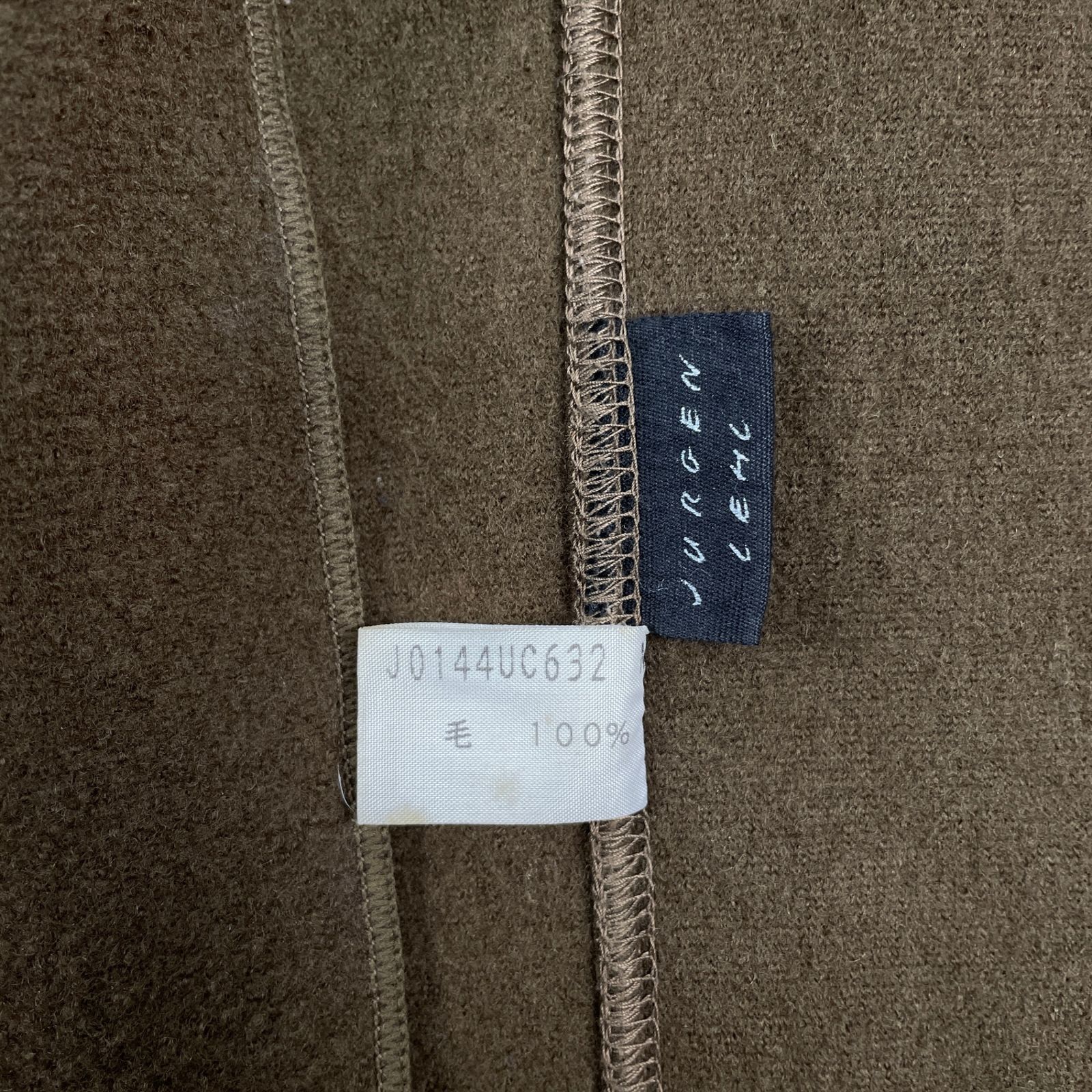 JURGEN LEHL ヨーガンレール J0144UC632 ウール ワイドコート オーバー