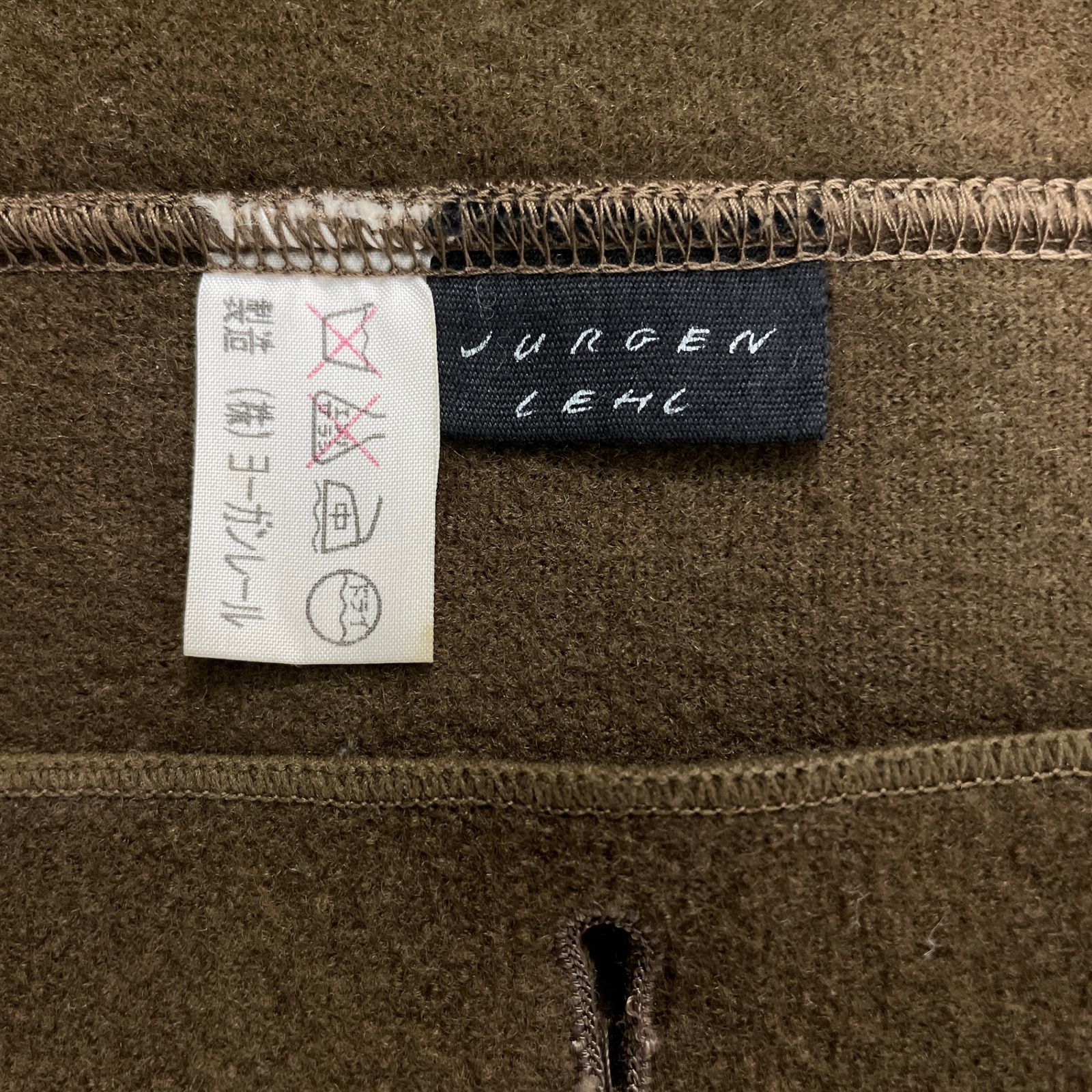 JURGEN LEHL ヨーガンレール J0144UC632 ウール ワイドコート オーバー