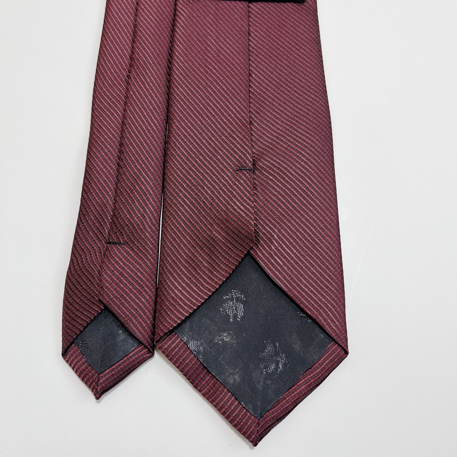 美品 ブルックスブラザーズ ネクタイ ハイブランド ソリッドタイ 無地