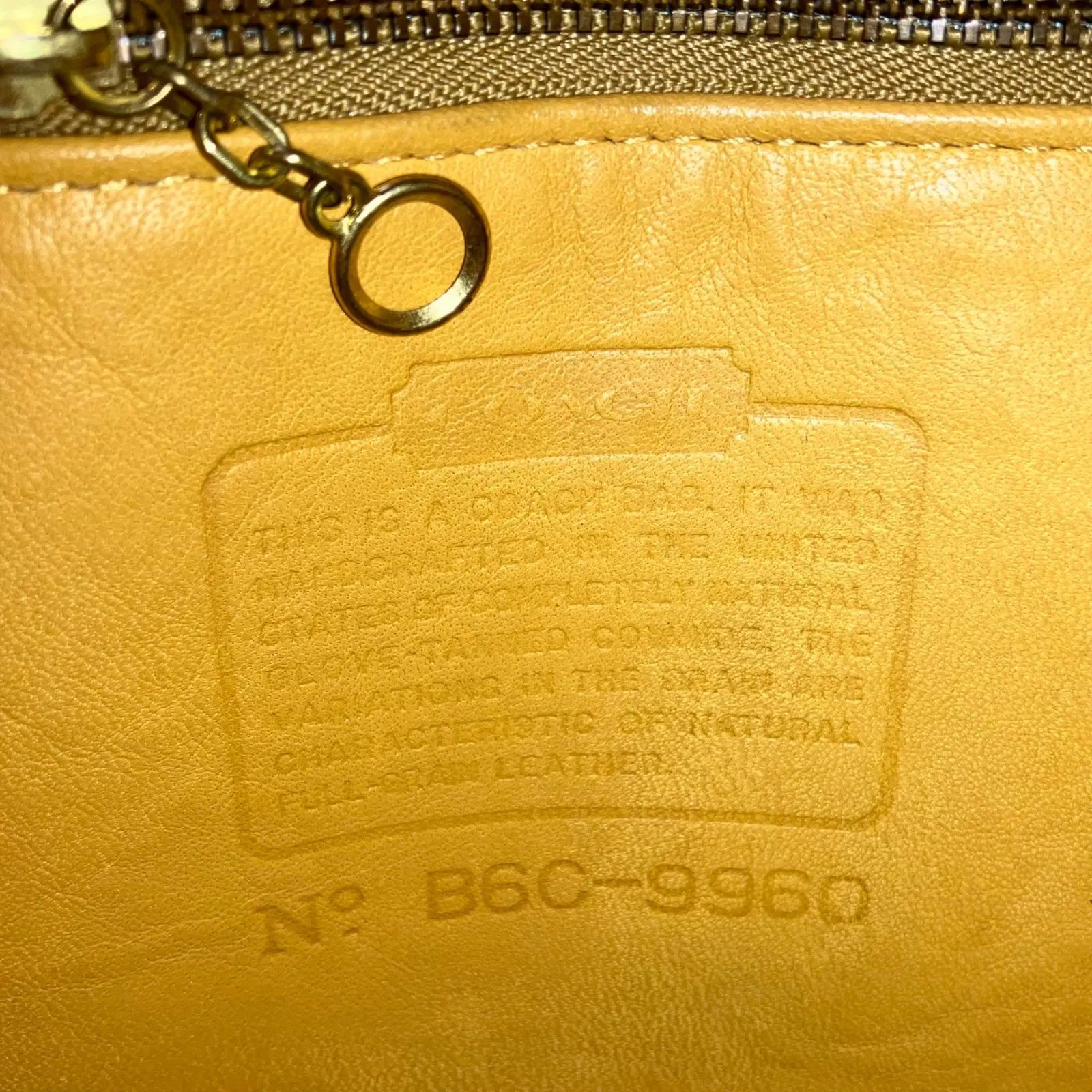 Vintage Coach DayPack Yellow Leather Rare Color USA - メルカリ
