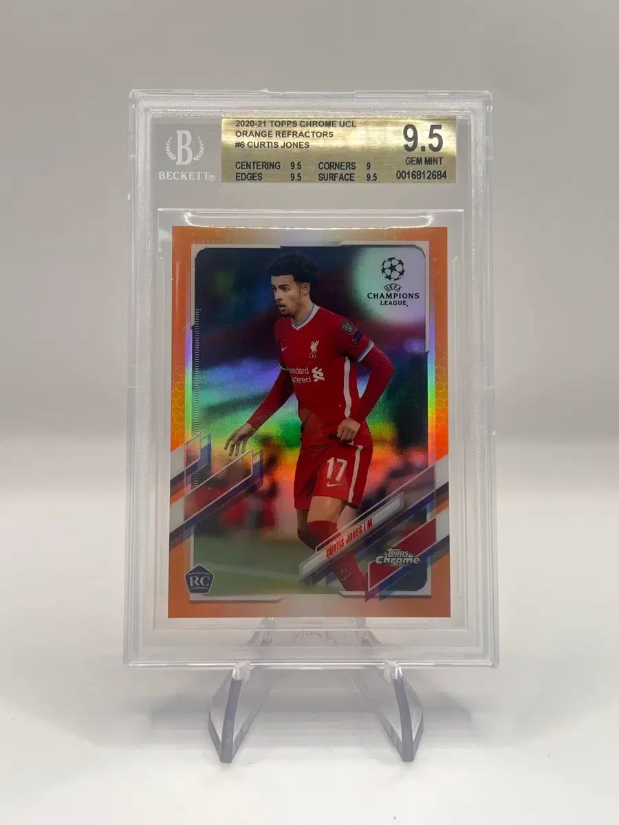 カーティス ジョーンズ ルーキー オレンジ LEAF BGS 9.5