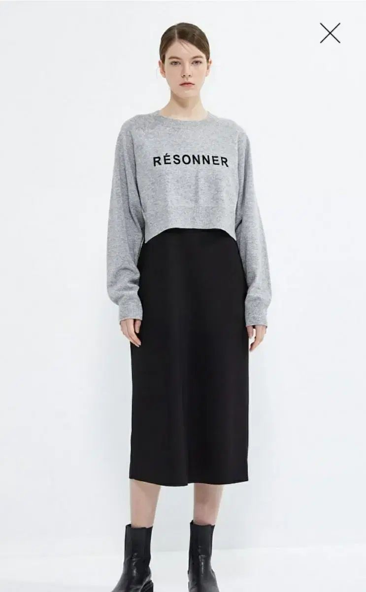 VOV オープンバック ニット ONE PIECE セット です