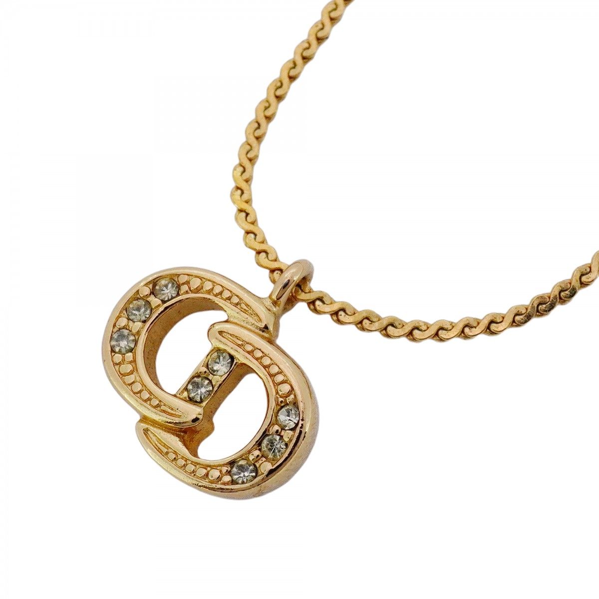 Christian Dior / アクセサリー/--/GLD/レディース 5job0525】クリスチャンディオール ネックレス CDロゴ GPメッキ ライン