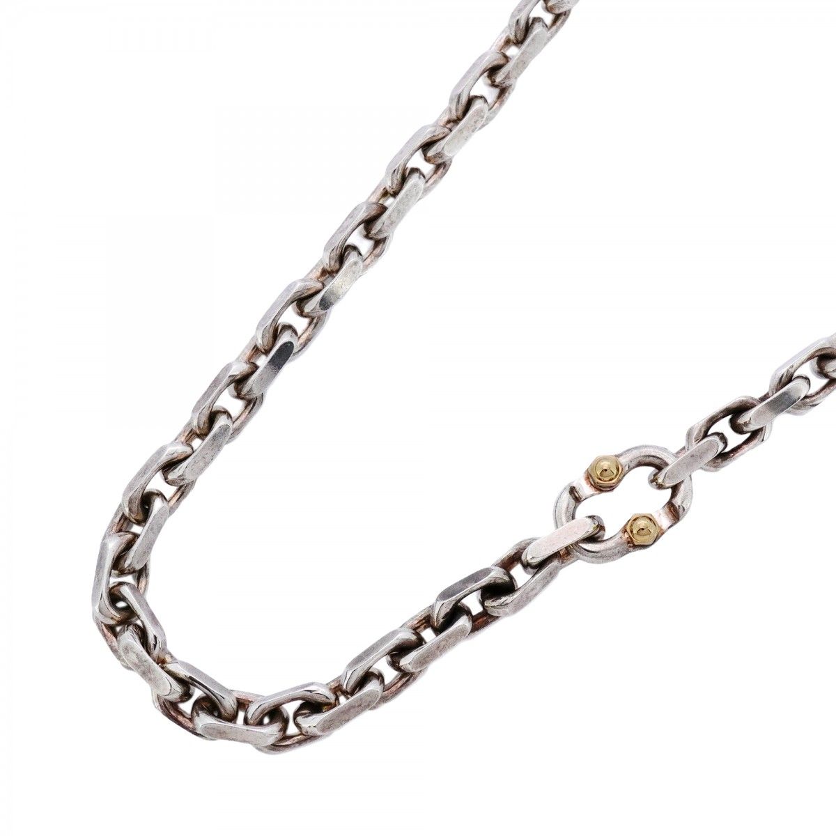 5job0538】ティファニー ネックレス メイカーズ K18YG イエロー