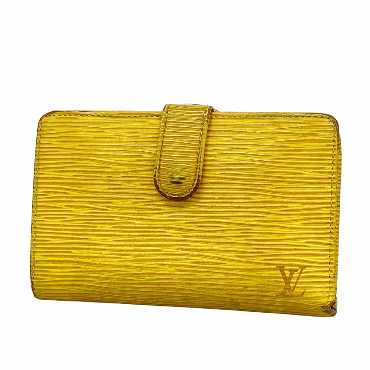 5 oe 5812 ルイヴィトン 財布 エピ ポルトモネビエヴィエノワ M 63249 ジョーヌ レディース