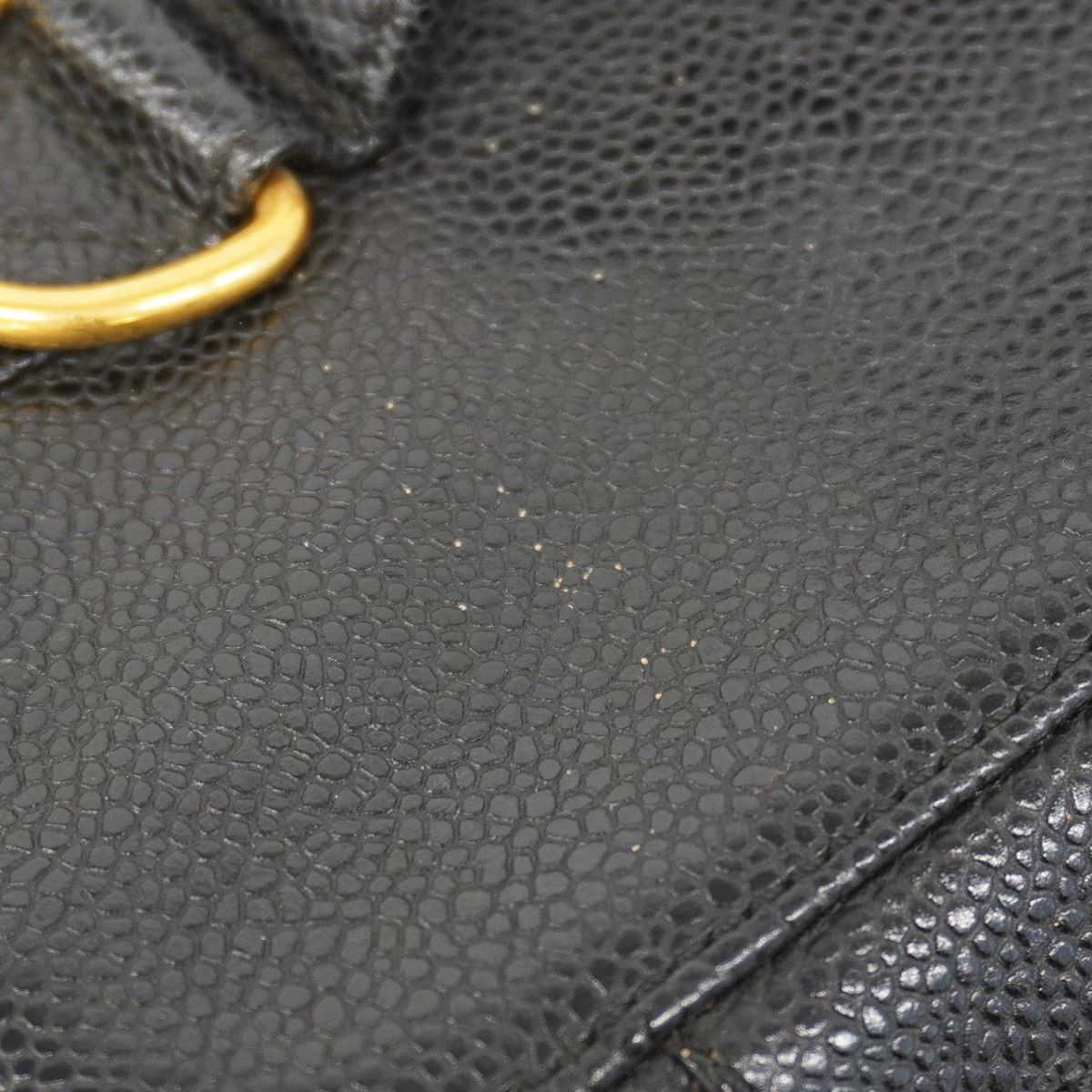 バニティバッグ キャビアスキン