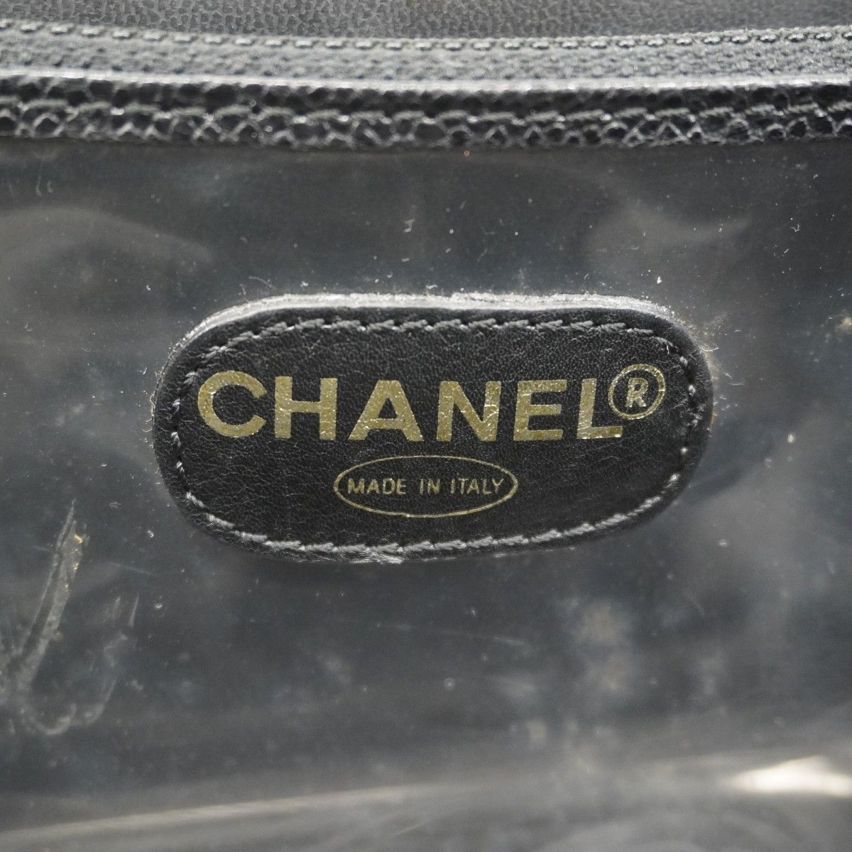 5 oe 6001 h シャネル バニティバッグ キャビアスキン ブラック ゴールド金具 2 wayバッグ レディース 肌触り良好 その他 