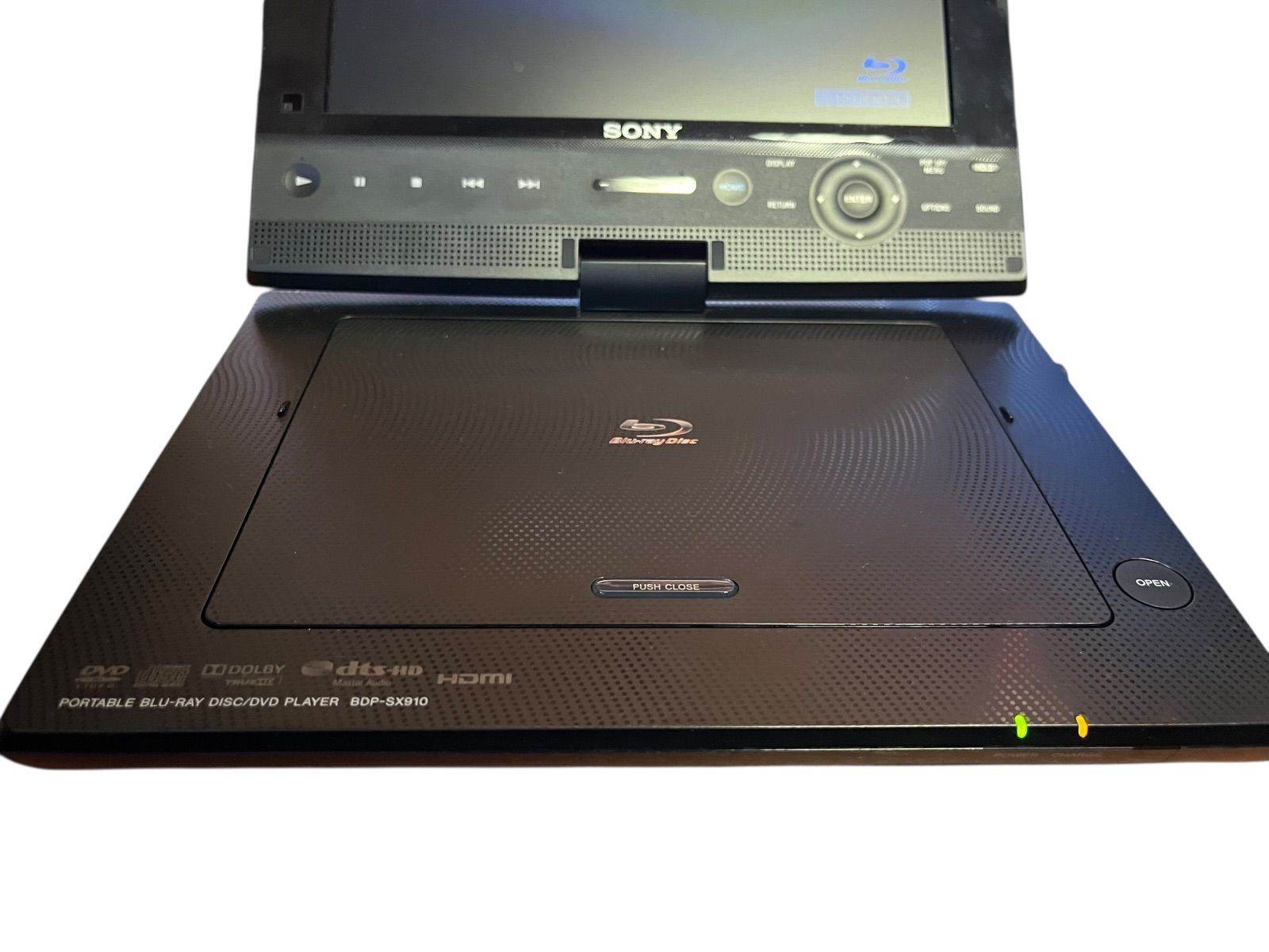 SONY ポータブルBlu-rayプレイヤー DVD BDP-SX910 9V型 車内 屋外