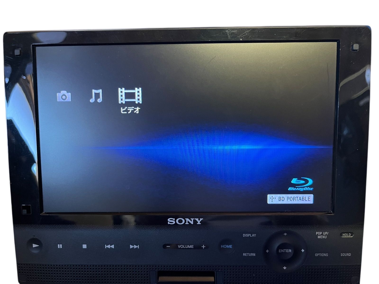SONY ポータブルBlu-rayプレイヤー DVD BDP-SX910 9V型 車内 屋外