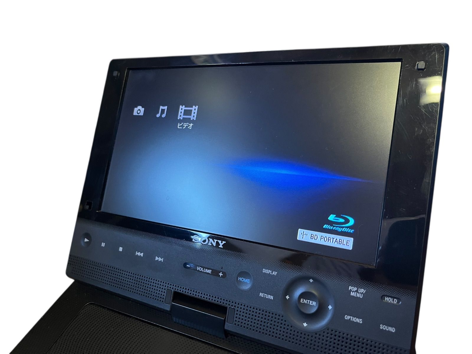 SONY ポータブルBlu-rayプレイヤー DVD BDP-SX910 9V型 車内 屋外