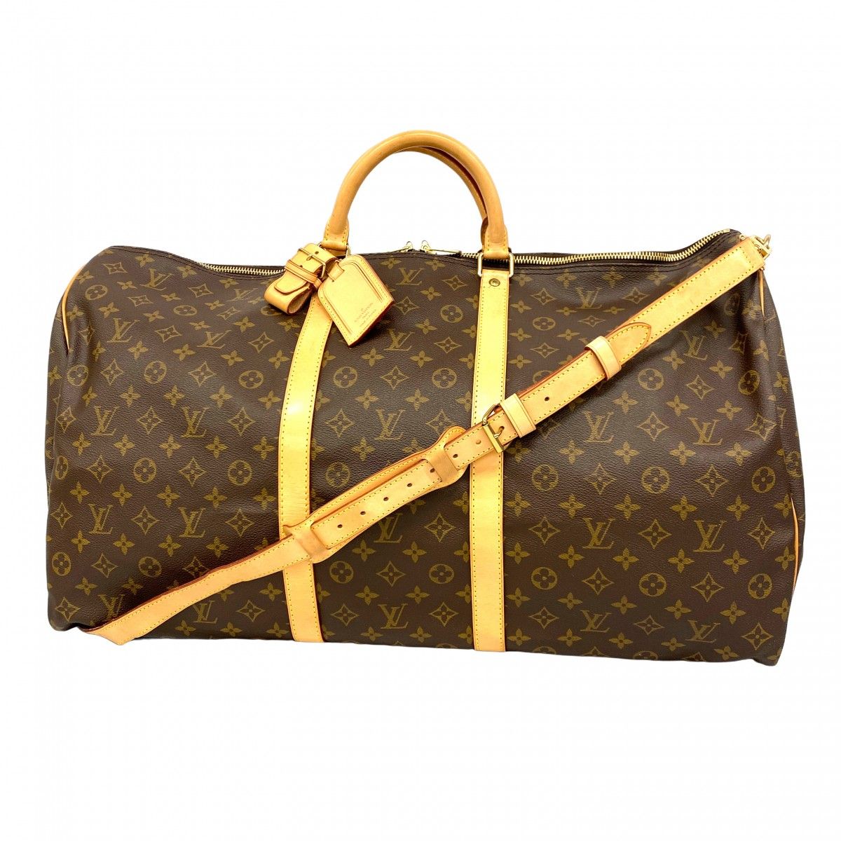 5oe5749】ルイヴィトン ボストンバッグ モノグラム キーポルバンド