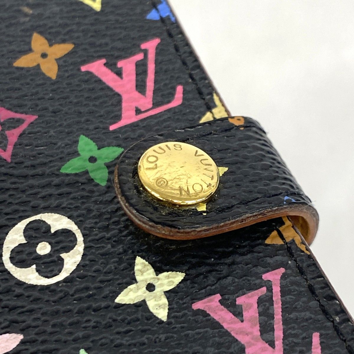  5 oe 5752 ルイヴィトン 手帳カバー モノグラム マルチ カルネドゥバル アジェンダミニ M 92652 ノワール レディース 手帳 手帳 日記 家計簿