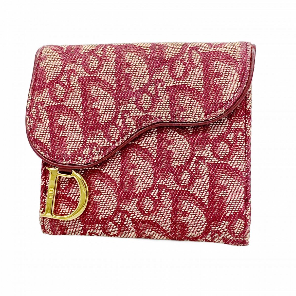 5oe5831】クリスチャンディオール 財布 トロッター サドル キャンバス