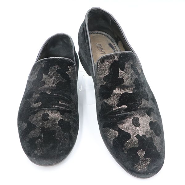 ジミーチュウ JIMMY CHOO カモフラージュ スリップオン 靴 スリッポン 