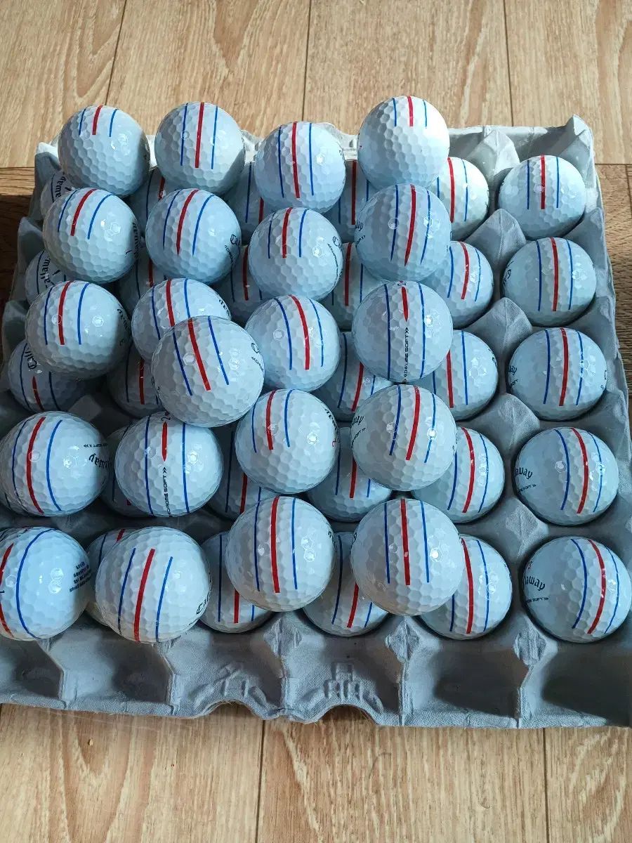 キャロウェイ3線 ロストボール きれい クロムソフト 51球 102000